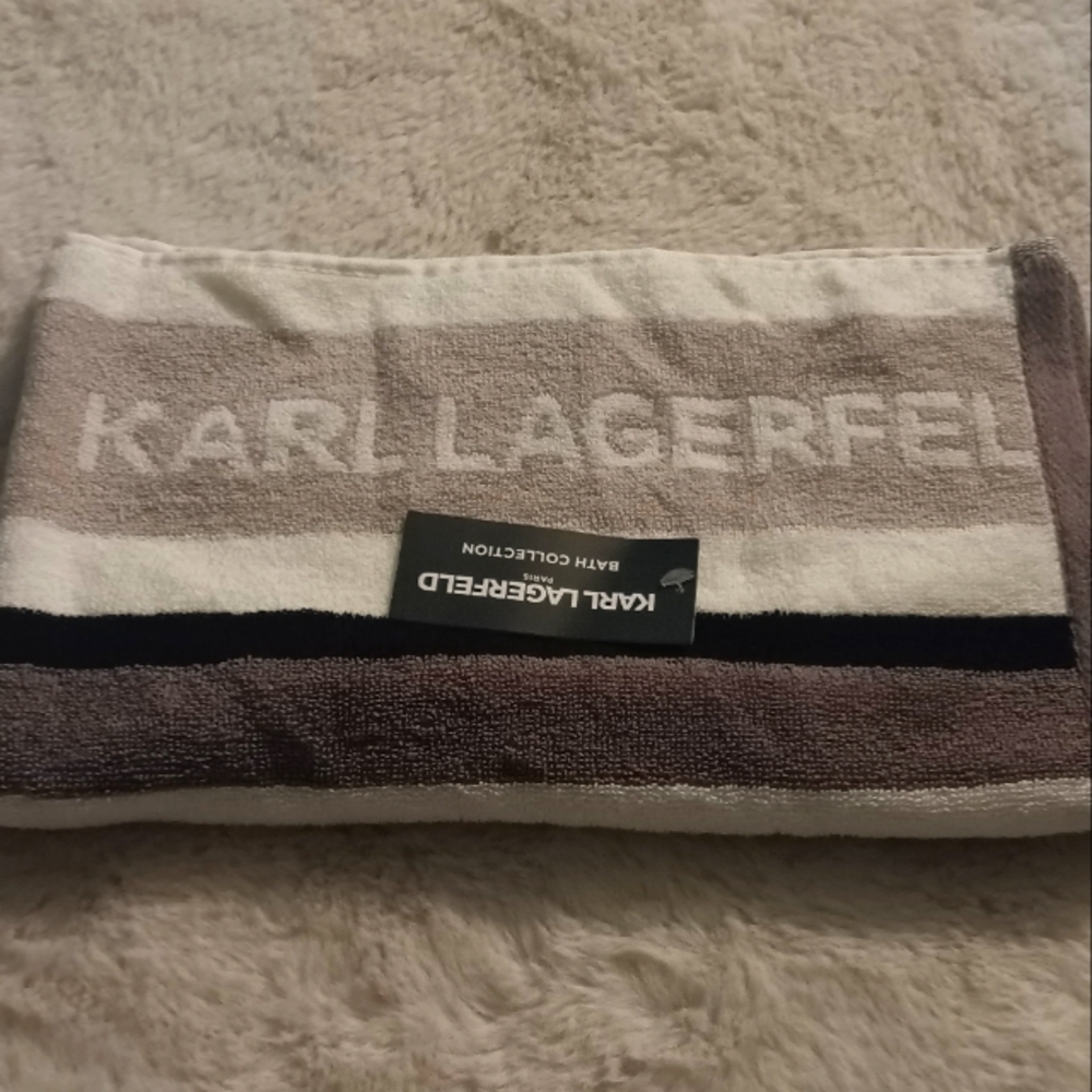 Karl Lagerfeld hand towel
